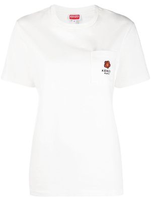 Kenzo x Nigo logo-embroidered cotton T-shirt - White