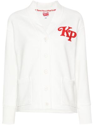 Kenzo x Verdy embroidered cardigan - White