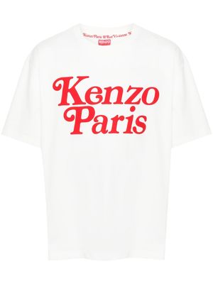 Kenzo x Verdy flocked-logo T-shirt - White