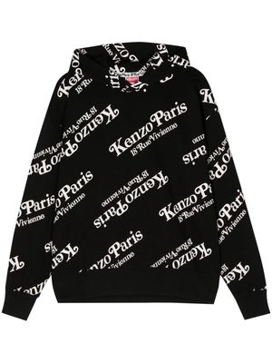 Kenzo x Verdy logo-print hoodie - Black