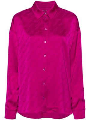Kenzo x Verdy monogram-jacquard shirt - Pink