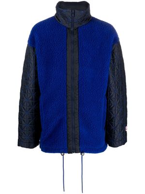 Kenzo zip-up fleece bomber jacket - Blue