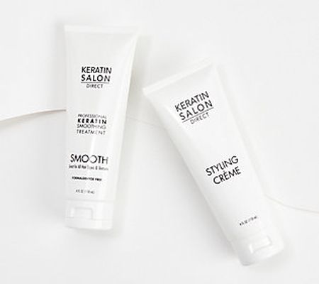 Keratin Salon Direct Smoothing Treatment & Styling Cream