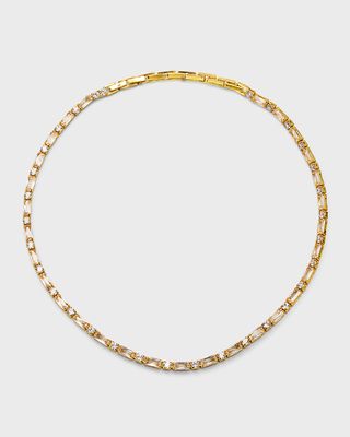 Kerri 18K Gold Plated Tennis Necklace