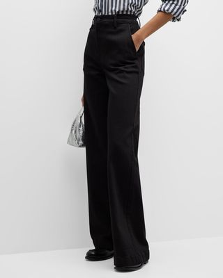 Kersee French Wide-Leg Jeans