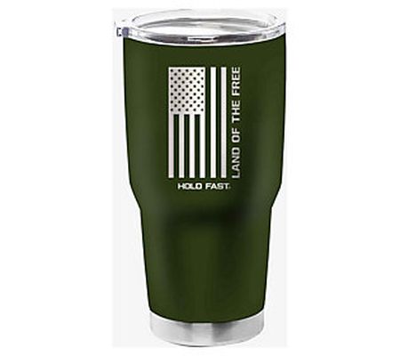 Kerusso 30 oz Dual Wall Tumbler - Land Of The F ree