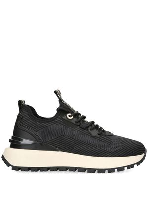 KG Kurt Geiger Louisa knit-panel sneakers - Black