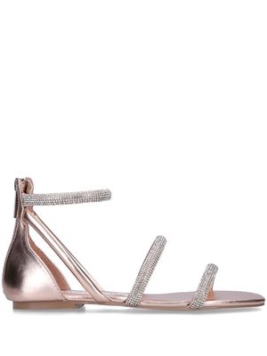 KG Kurt Geiger Rae crystal-embellished sandals - Pink