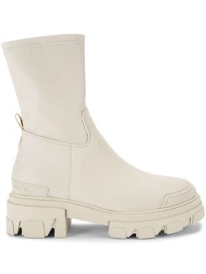 KG Kurt Geiger Trekker sock-style ankle boots - White
