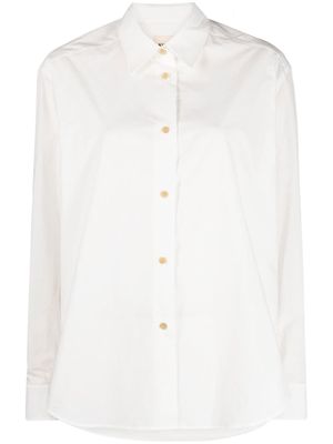 KHAITE Argo cotton shirt - White