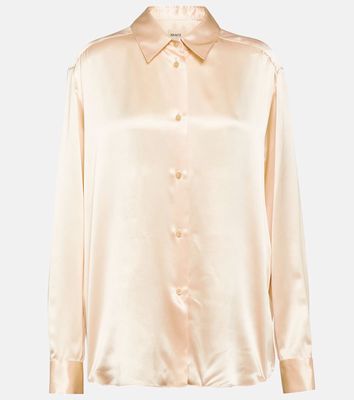 Khaite Argo silk charmeuse blouse