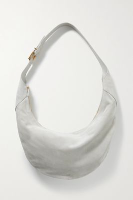 Khaite - August Suede Shoulder Bag - Gray