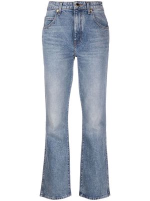 KHAITE Bryce high-waisted jeans - Blue