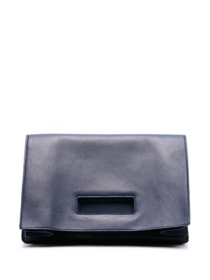 KHAITE Hudson leather tote bag - Blue