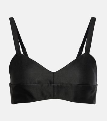 Khaite Knox silk bralette