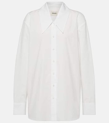 Khaite Lago cotton poplin shirt