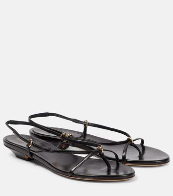 Khaite Marion leather thong sandals