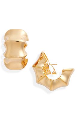 Khaite Medium Julius Loop Earrings in Gold