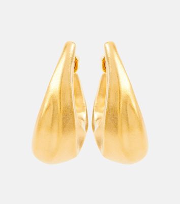 Khaite Olivia Medium gold-plated hoop earrings