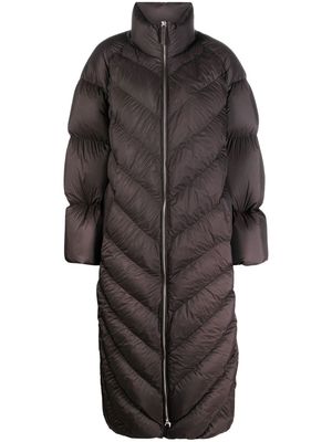 KHAITE padded oversized coat - Brown