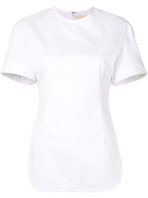 KHAITE Renny poplin blouse - White