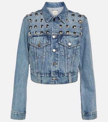 Khaite Rizzo embellished denim jacket