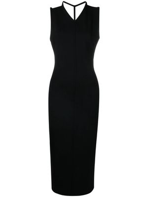 KHAITE Terri V-neck maxi dress - Black