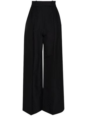 KHAITE Teyana wide-leg trousers - Black