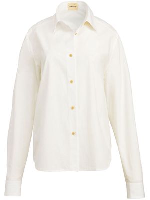 KHAITE The Argo cotton shirt - White
