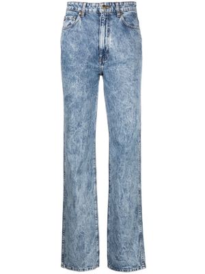 KHAITE The Danielle acid-wash jeans - Blue