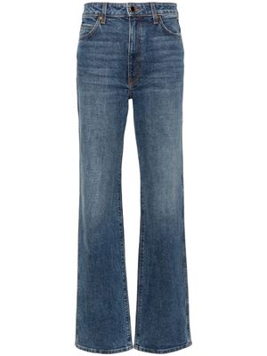 KHAITE The Danielle high-rise slim jeans - Blue