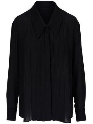 KHAITE The Dorian silk shirt - Black