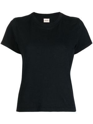 KHAITE The Emmylou cotton T-shirt - Black