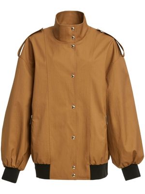 KHAITE The Farris water-repellent jacket - Brown