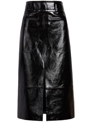 KHAITE The Freya midi skirt - Black