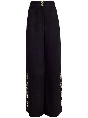 KHAITE The Krisla high-waisted trousers - Black