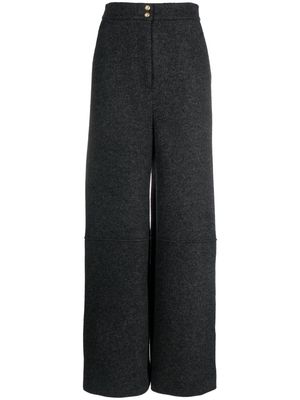 KHAITE The Krisla high-waisted trousers - Grey