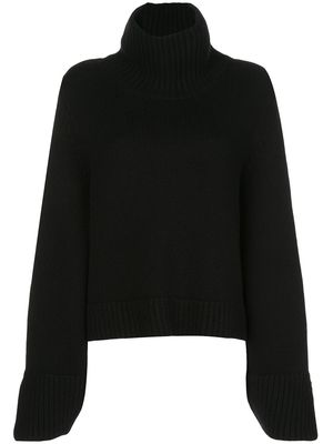 KHAITE The Marion cashmere turtleneck jumper - Black