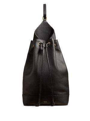 KHAITE The Medium Greta leather backpack - Black