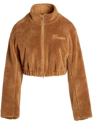 KHAITE The Persha sherpa jacket - Brown