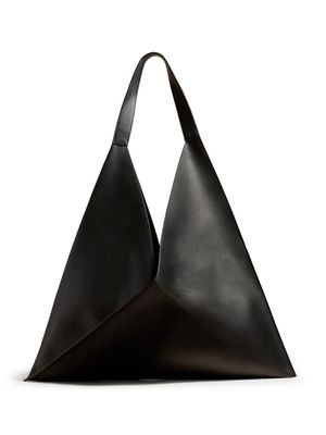 KHAITE The Sara leather tote bag - Black