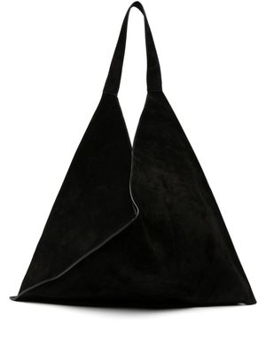 KHAITE The Sara suede tote bag - Black