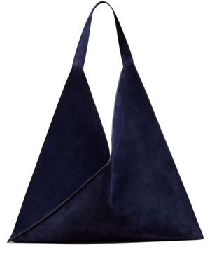 KHAITE The Sara suede tote bag - Blue