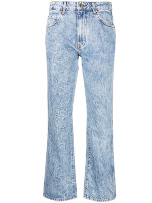 KHAITE Vivan bootcut-leg jeans - Blue