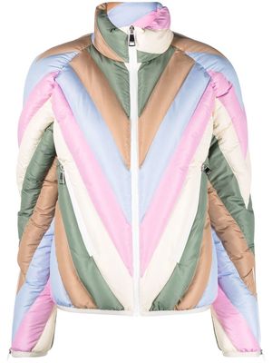 Khrisjoy colour-block puffer jacket - Neutrals