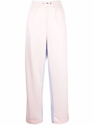 Khrisjoy contrasting panel-detail trousers - Pink