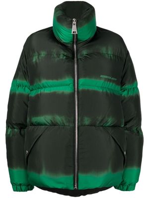 Khrisjoy faded-effect puffer jacket - Green