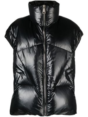 Khrisjoy high-neck quilted down gilet - Black