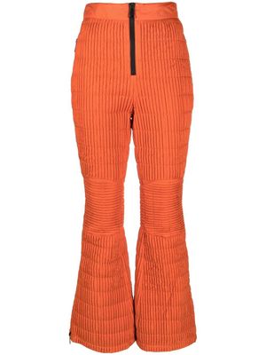 Khrisjoy high-waisted padded trousers - Orange