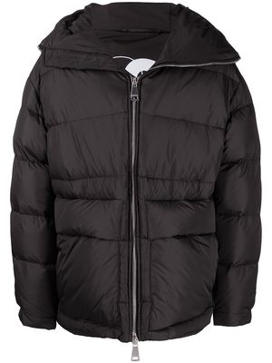 Khrisjoy hooded zip-up padded coat - Black